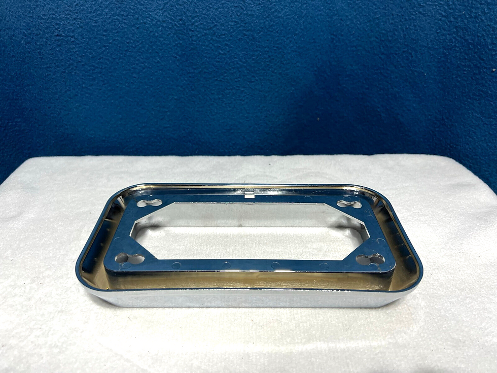 Thumbnail: Code 3 PSE - 3x7 Perimeter Light Chrome Bezel - Part # T07916 - PrizM / Halogen