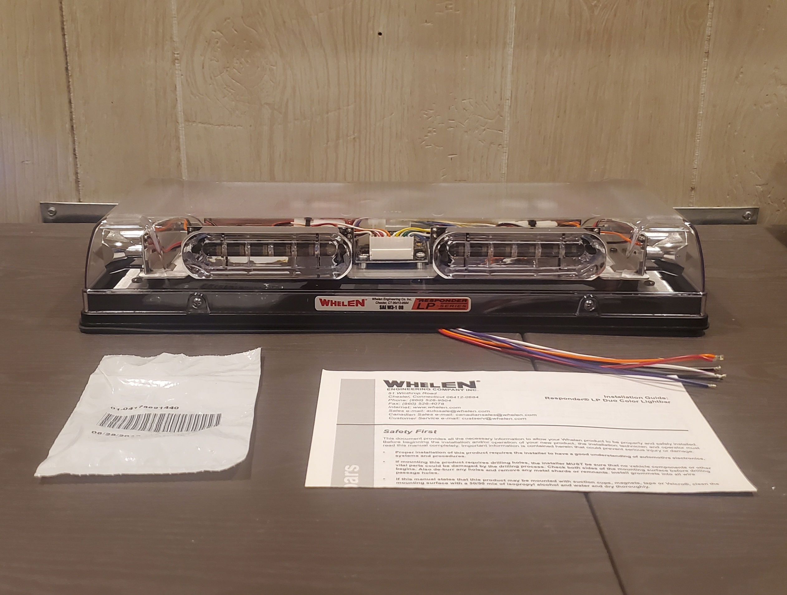 Whelen Duo Responder LP Linear Super LED Mini Lightbar (Red/Amber)