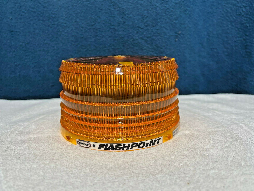 Thumbnail: Sho-Me / Able 2 FlashPoint 3" Replacement Dome / Lens - Model: 12.6253 (Amber)