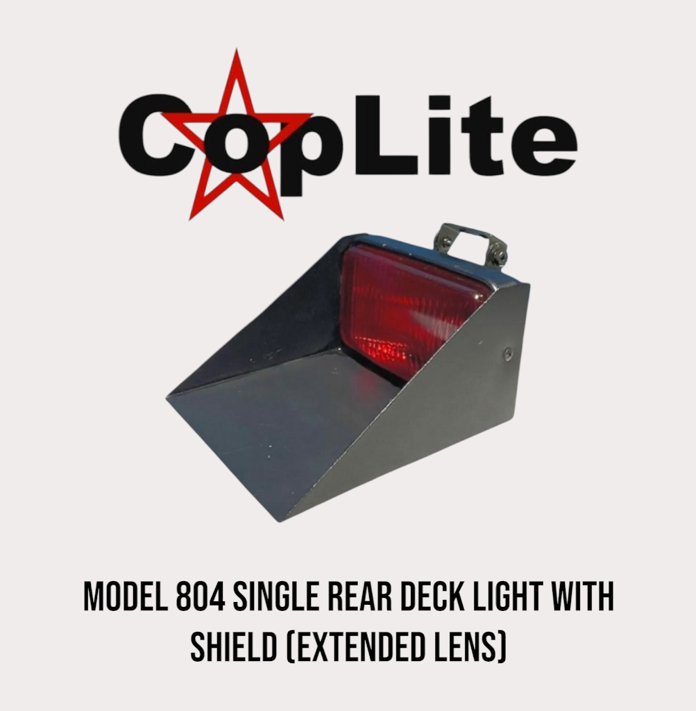 Coplite Model 804 Single Rear Deck Light Extended Lens - All Colors