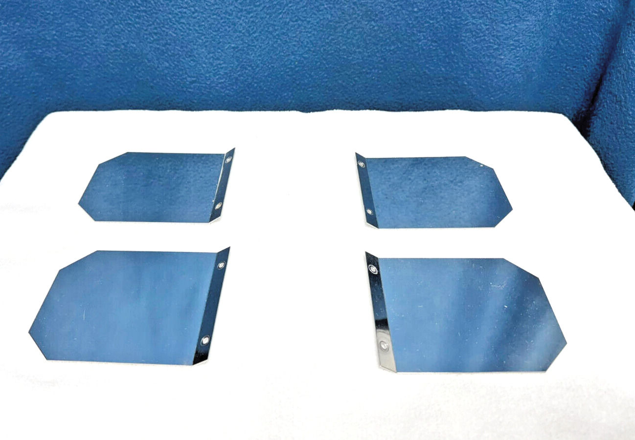 Set of 4 Federal Signal Aerodynic Lightbar Bulkhead Mirrors - Model 24