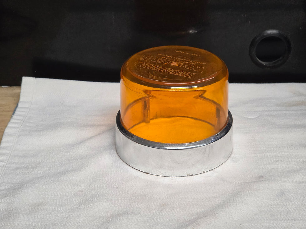 Thumbnail: Whelen Responder Dash Light Dome Lens (Amber) 