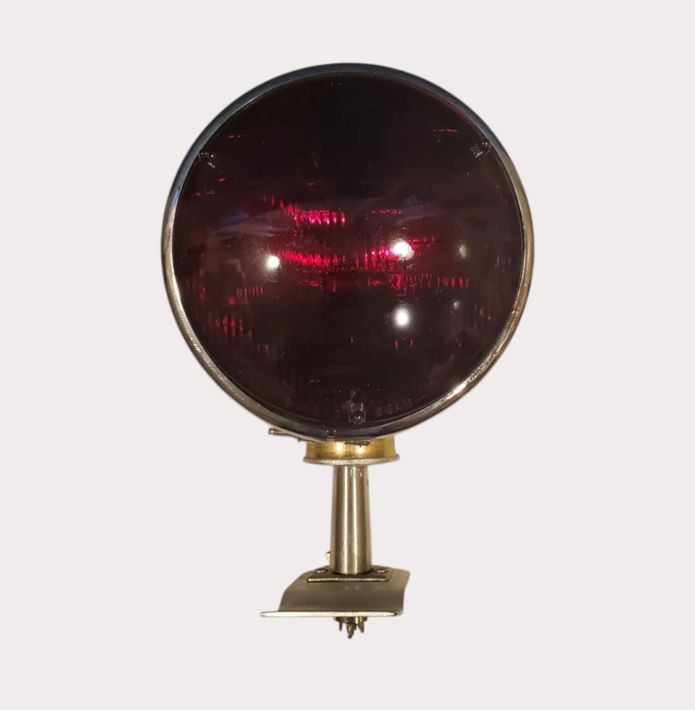Dietz 510 Removable Front Windshield Light - California FBI / LAPD (Red)