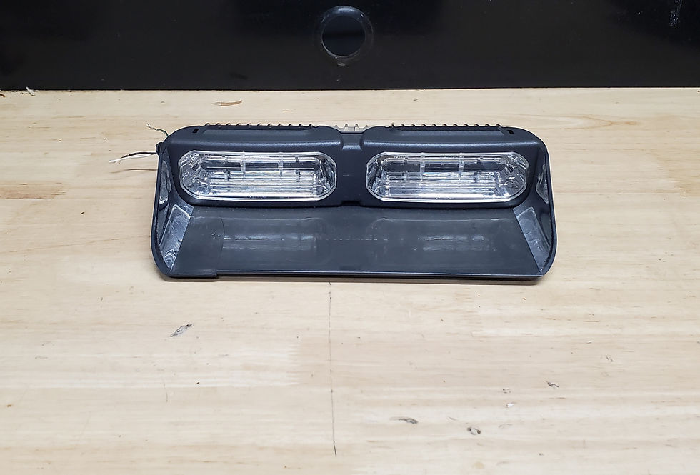 Thumbnail: Whelen Dual Avenger Super LED Dash Light (Red/Blue) 