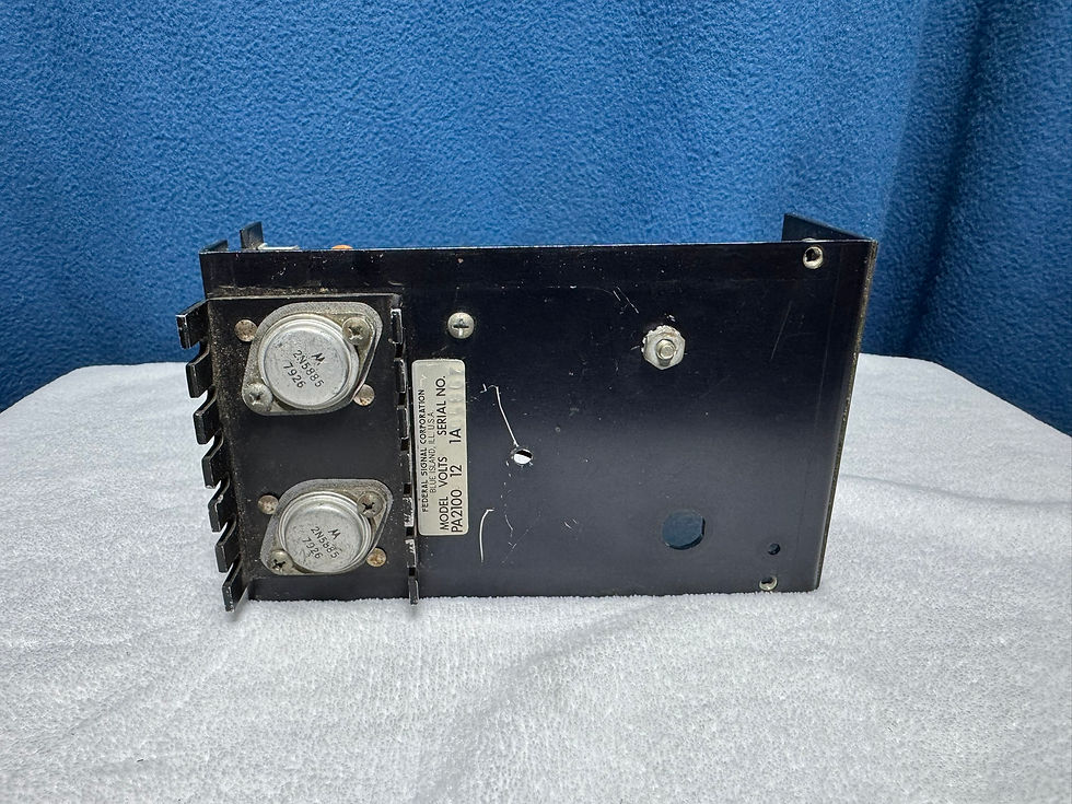Thumbnail: Federal Signal Siracom II / PA2100 Siren - Chassis