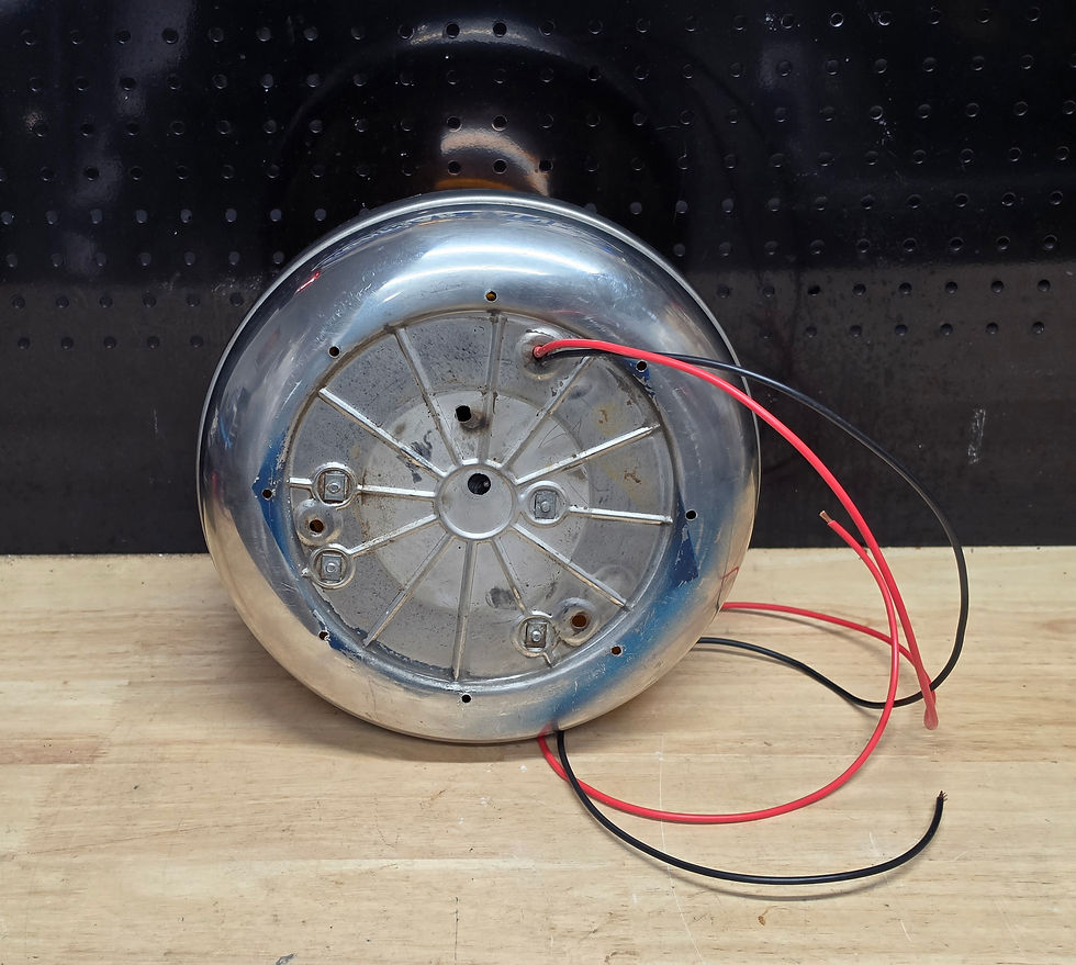 Thumbnail: Dietz 711 - 4 Sealed Beam Rotating Beacon Light (Amber) 