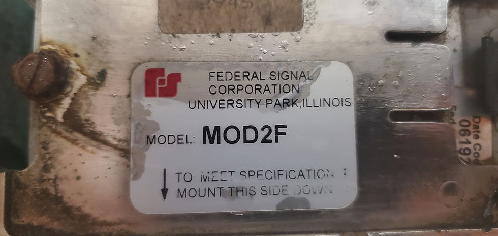 Thumbnail: Federal Signal - MOD2F - Surface Mount LED Light (Red) 