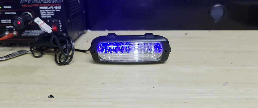 Thumbnail: Whelen Single Talon Super LED Dash Light (Blue/Amber) TLN1M