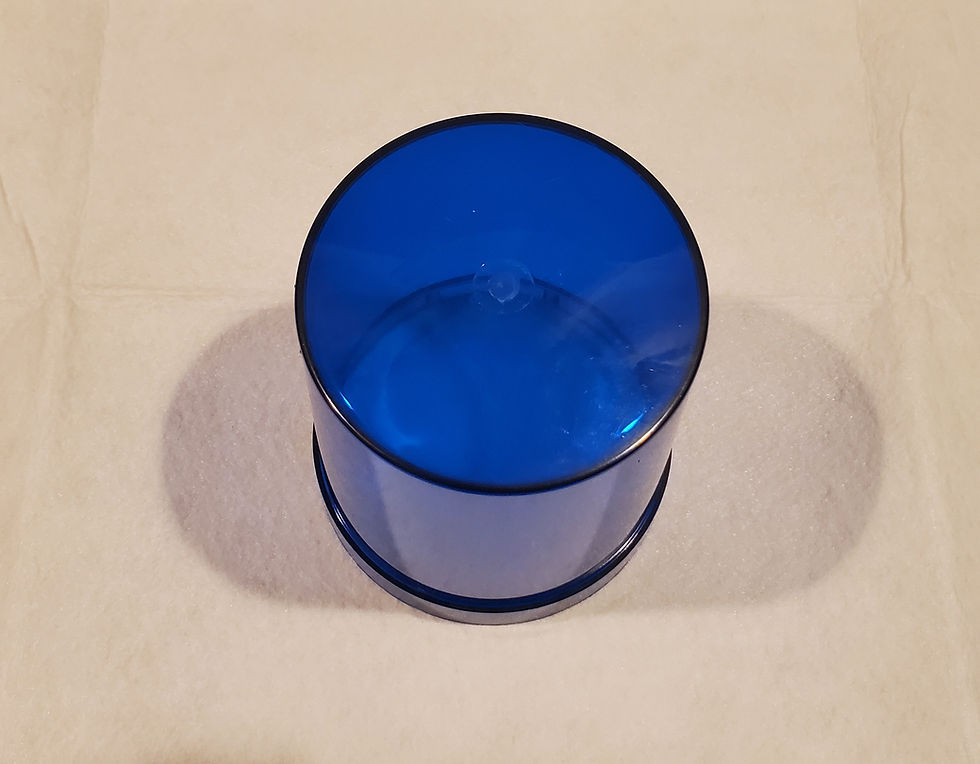 Thumbnail: Federal Signal Vitalite Beacon Light Dome Lens - Model 121A/121S (Blue) 