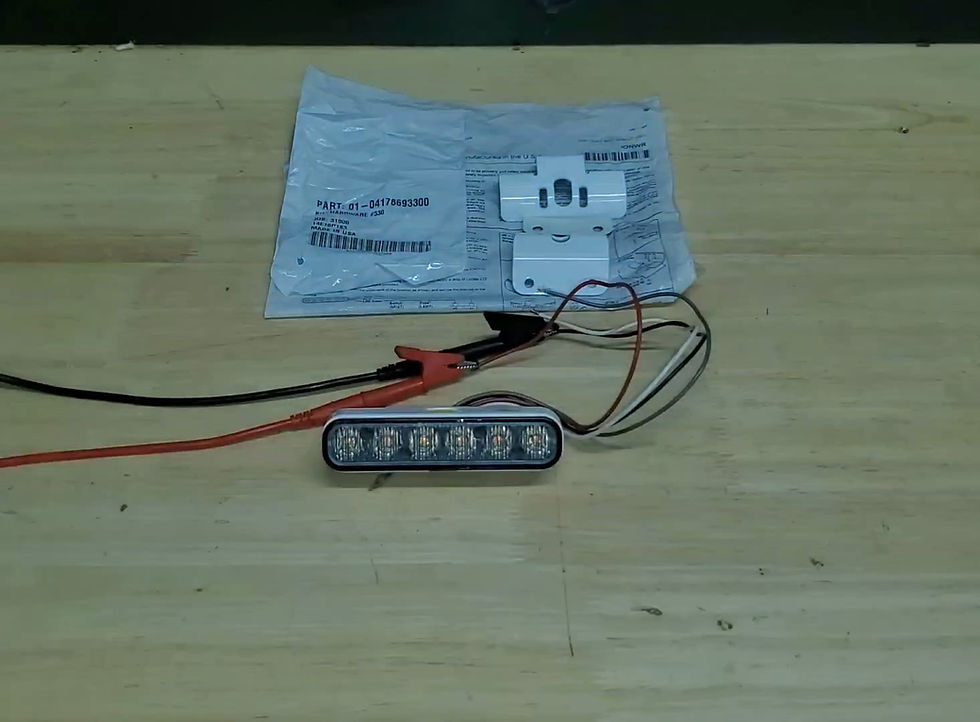 Thumbnail: Whelen Ion Super LED Light - Universal - White Housing (Red) 