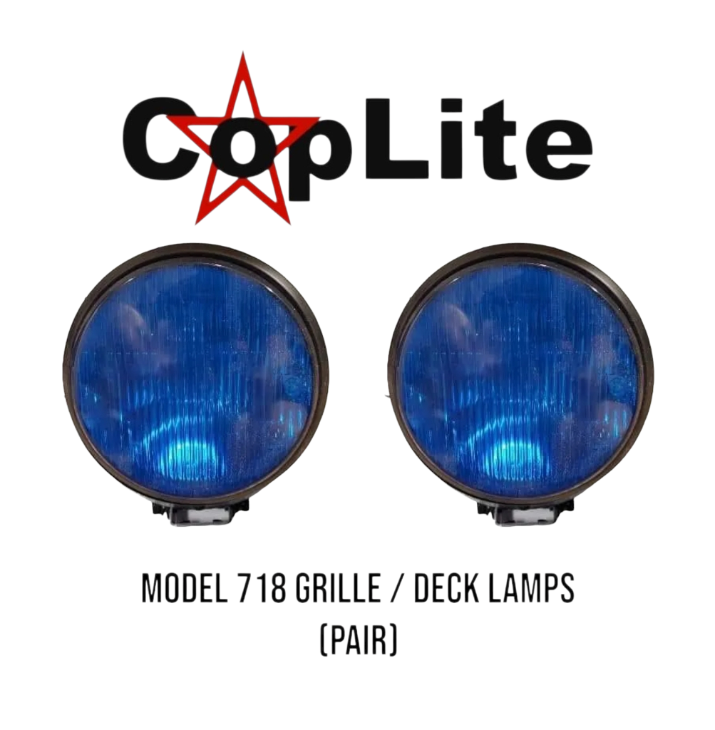 Coplite Model 718 Halogen Grille/Deck Lights PAR 46 Size - Blue/Blue 
