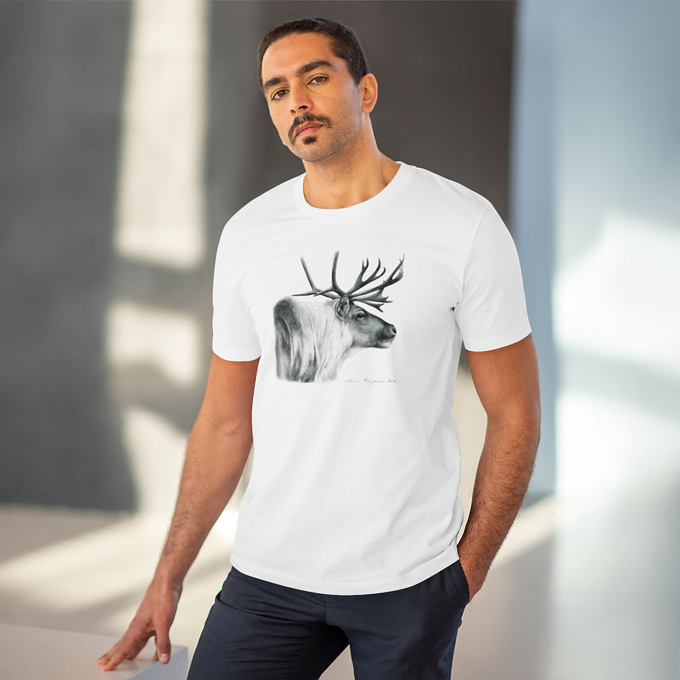 Thumbnail: T-paita Hirvas, Unisex