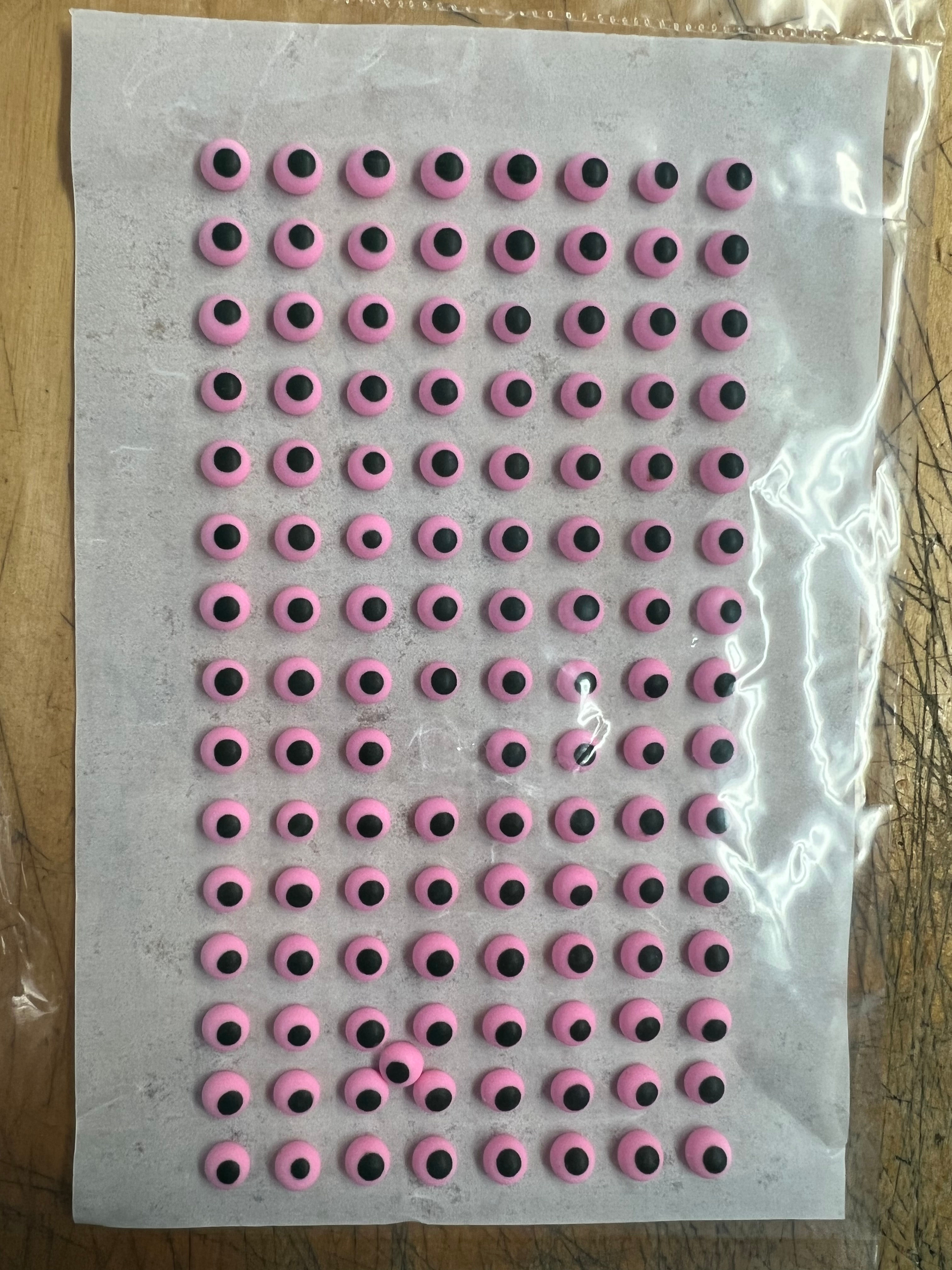 SMALL PINK CANDY EYES