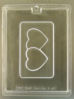 DOUBLE HEART PLAQUE MOLD