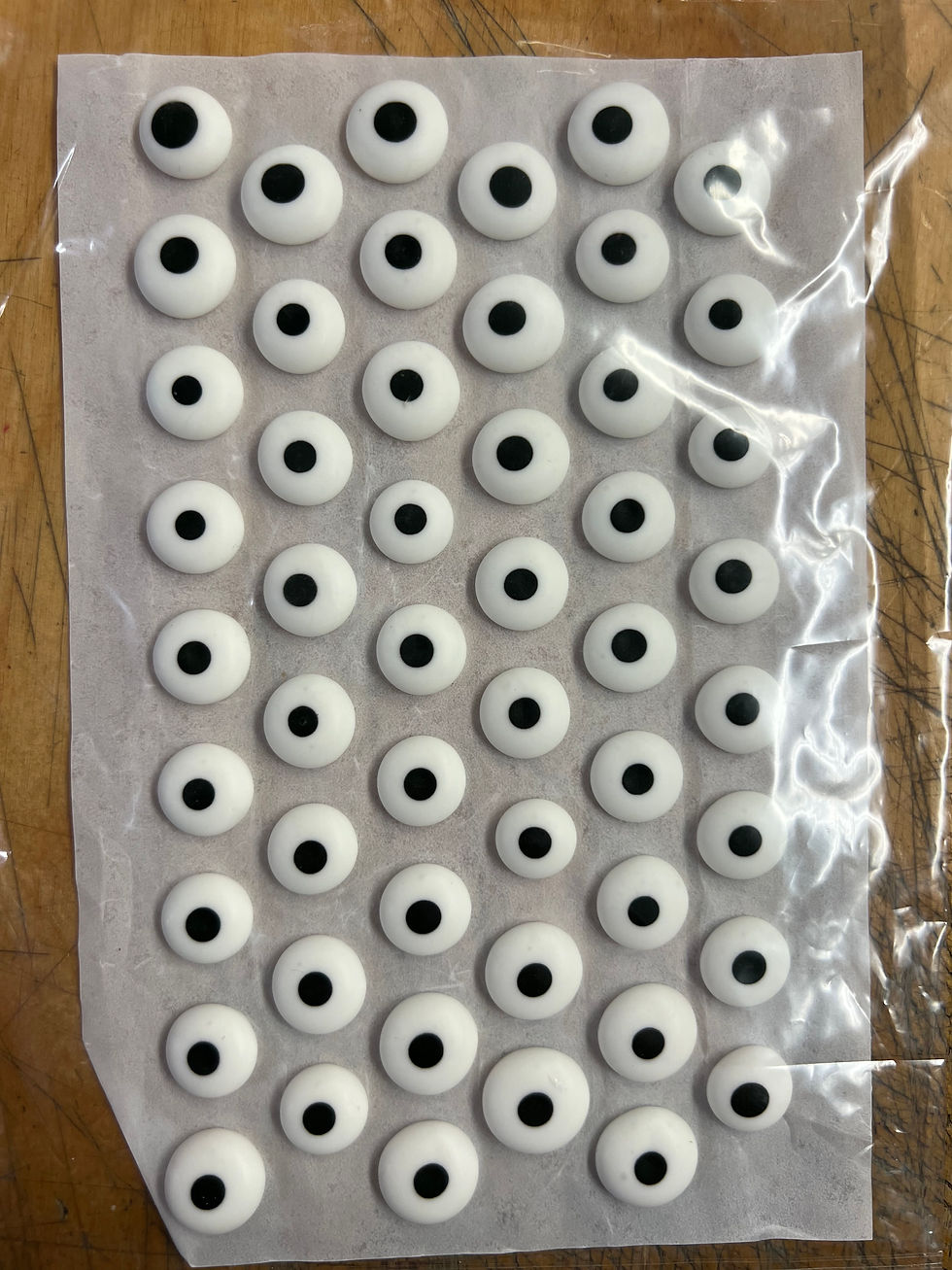 XL WHITE CANDY EYES