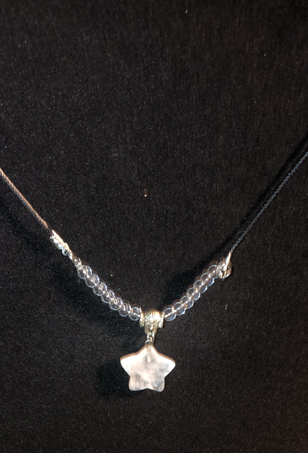 *Specialty* Star Shaped Clear Quartz Necklace