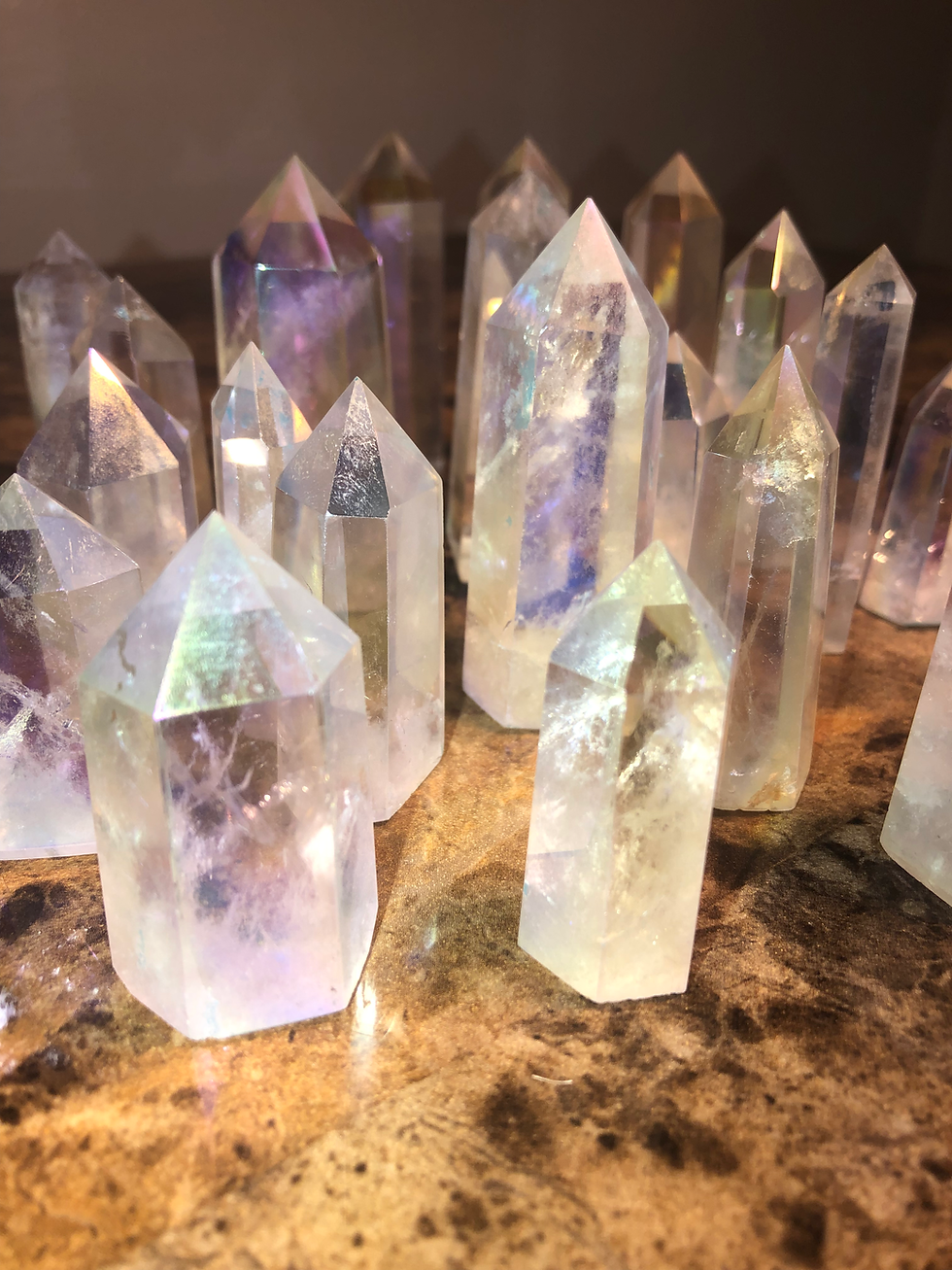 ✨Aura Clear Quartz Tower✨ *Small-Medium*