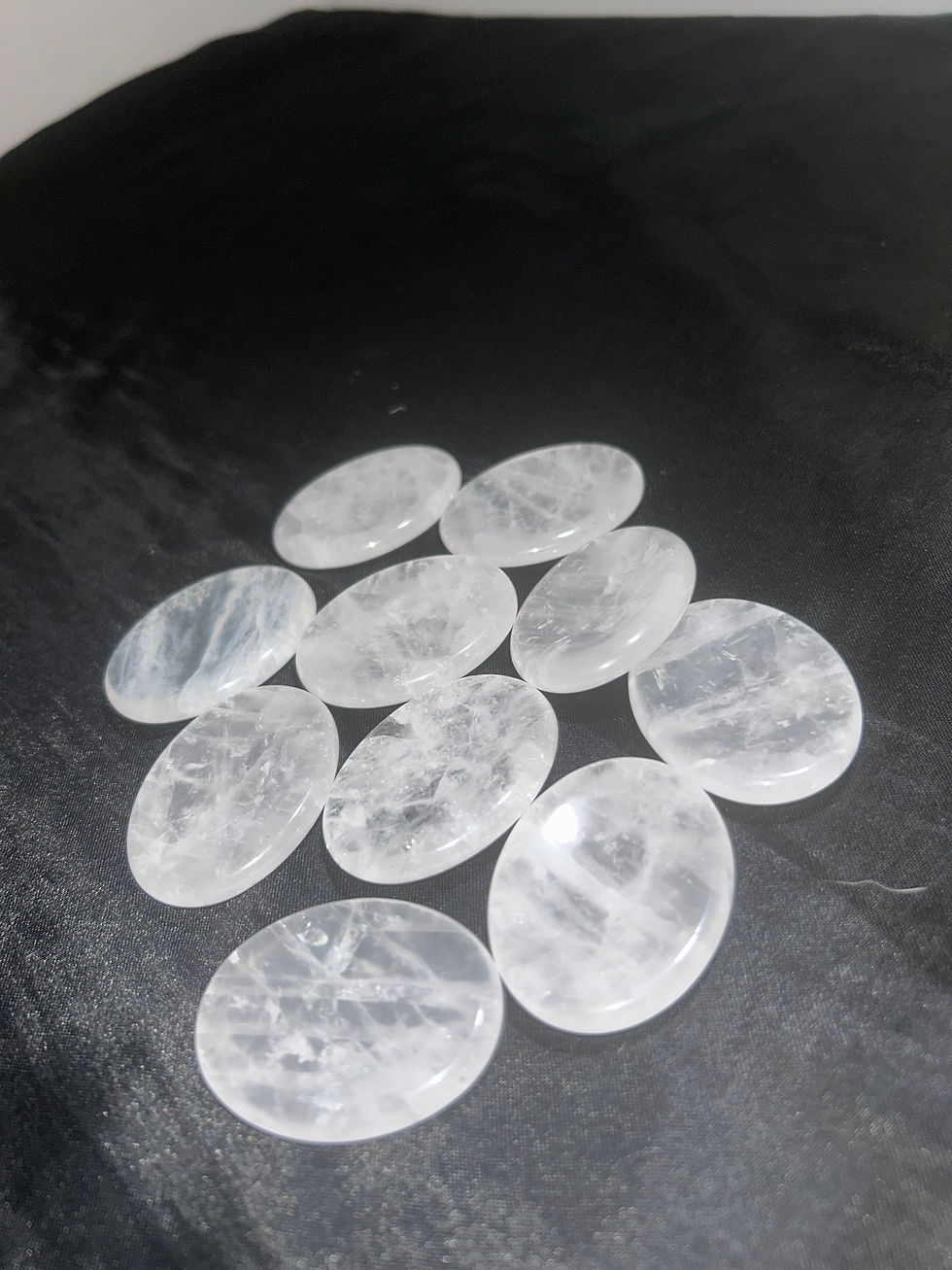 Thumbnail: Howlite & Labradorite Necklace x Sun/Moon Stone x Clear Quartz Worry Stone