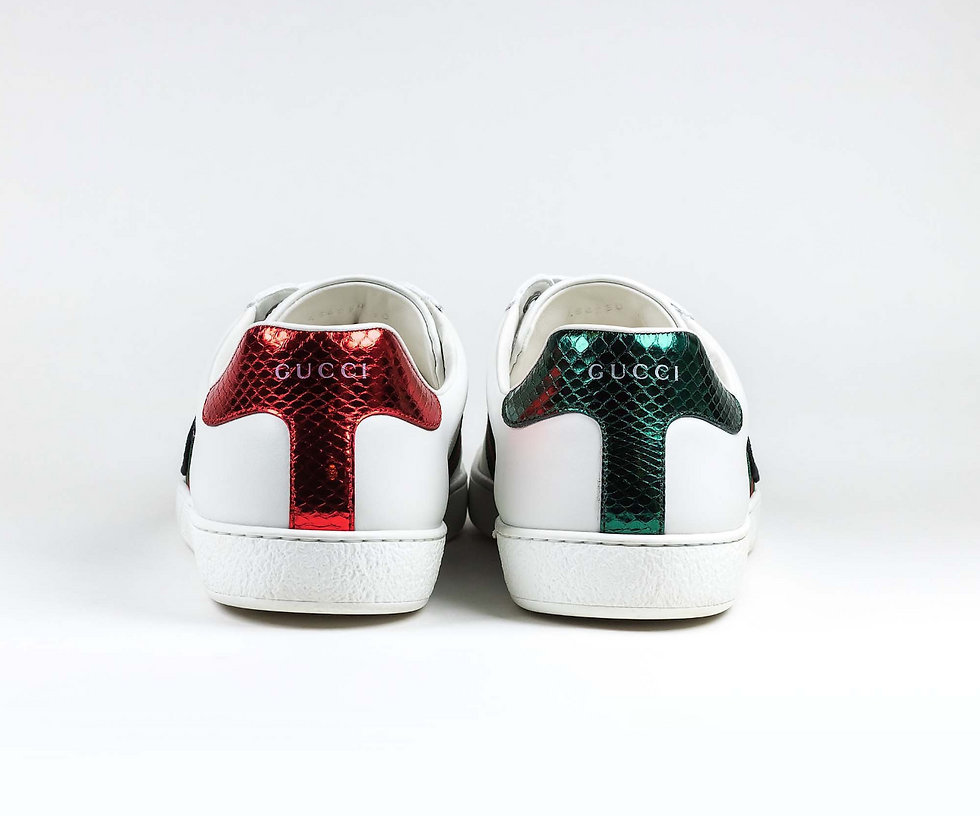 Thumbnail: GUCCI ACE EMBROIDERED SNAKER