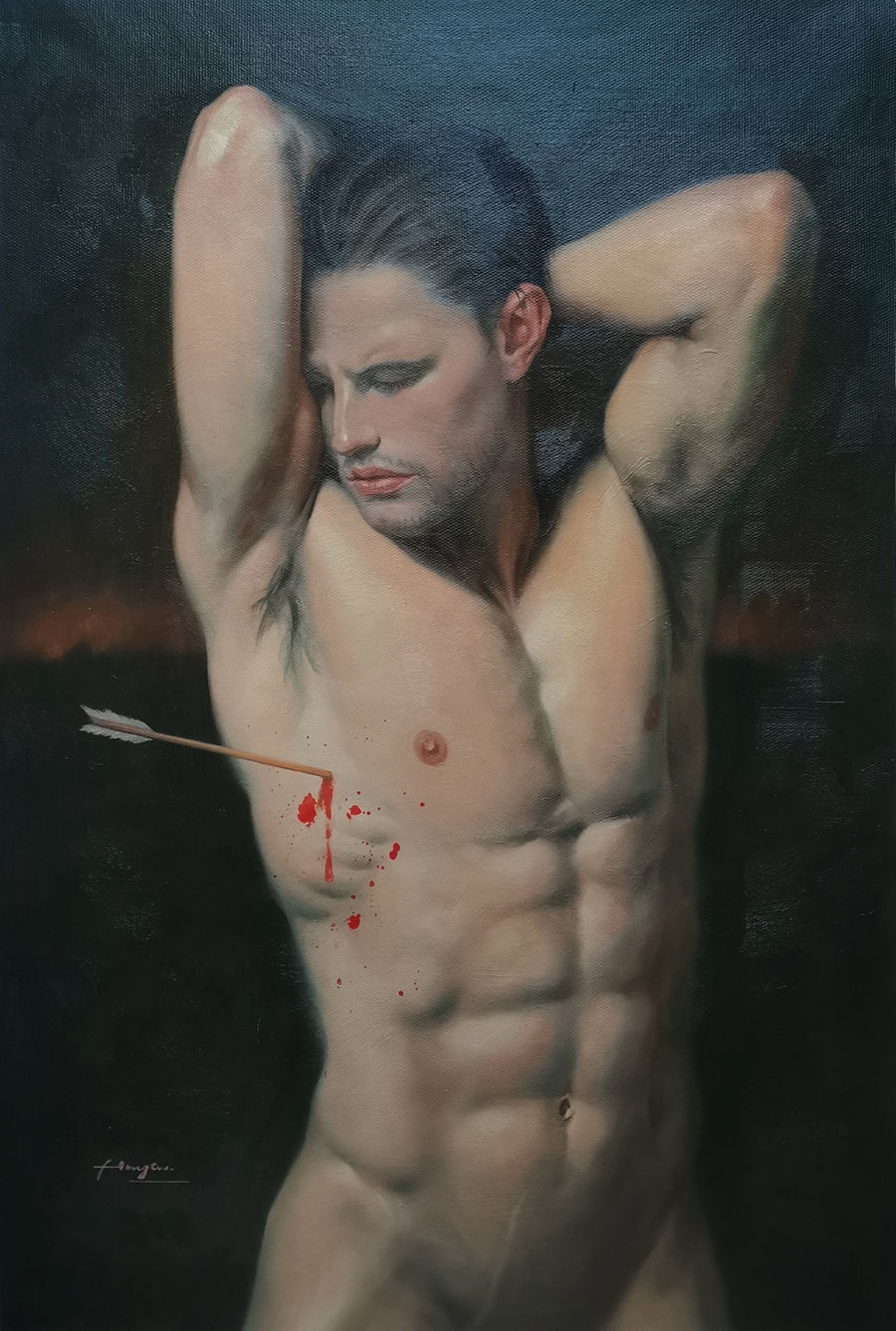 Oil painting- Sebastian
