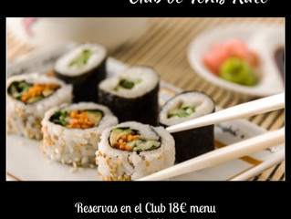 Degustación menú sushi
