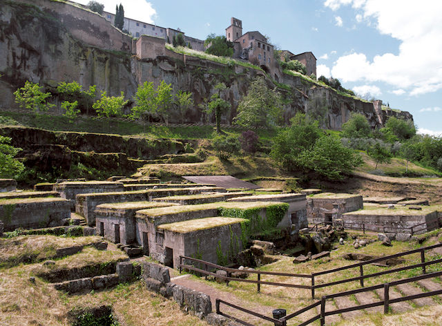 Necropoli etrusca sottostante alla città di Orvieto.