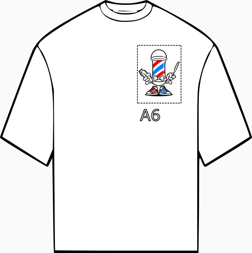 Miniature : Flocage textile A6 (10x15cm)