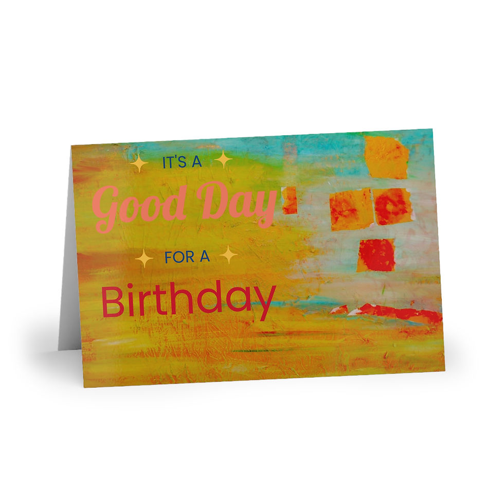 Thumbnail: It's a Good Day for a Birthday -Summer Greeting Cards (1 or 10-pcs)