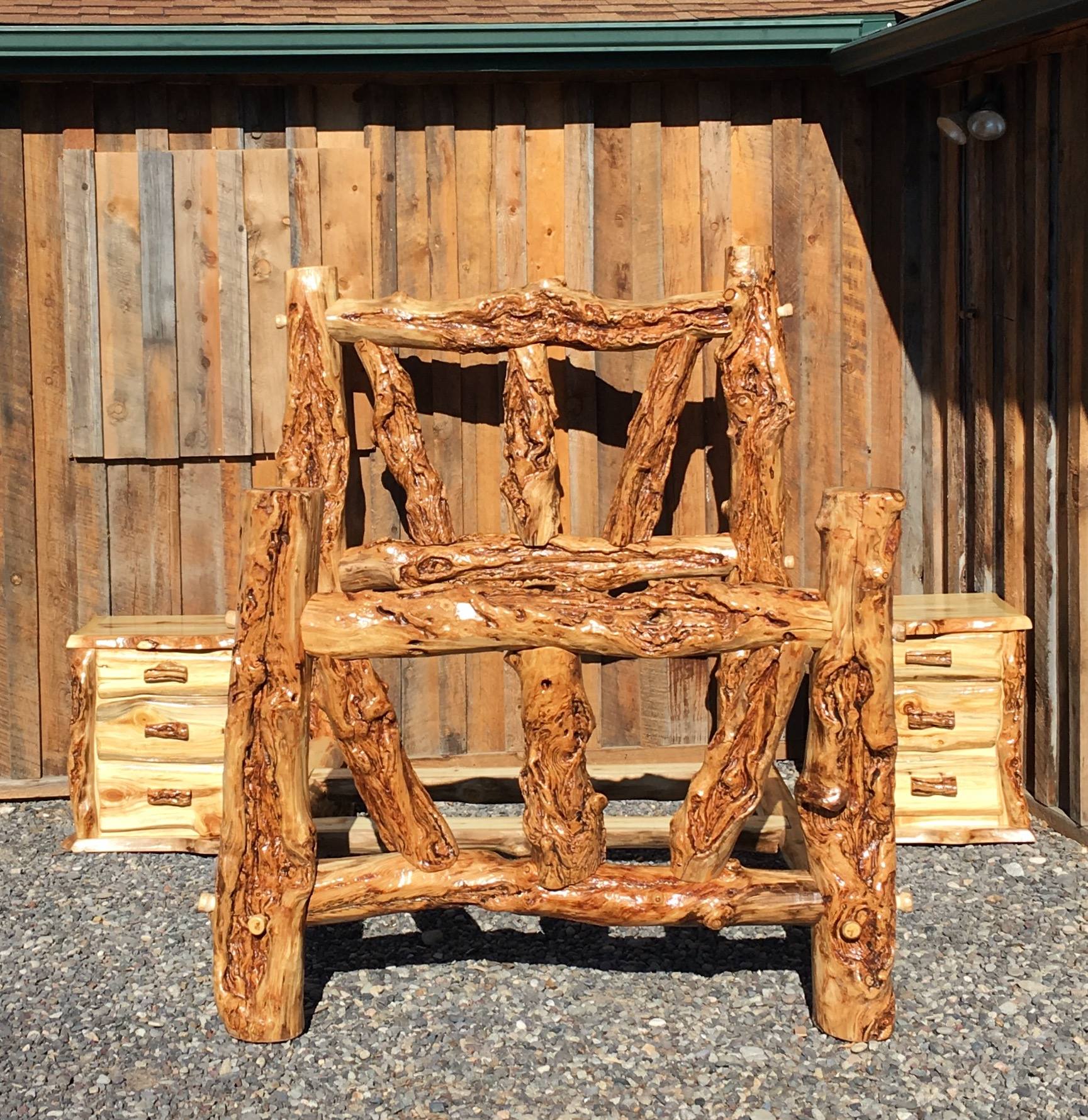 Aspen Burl bed