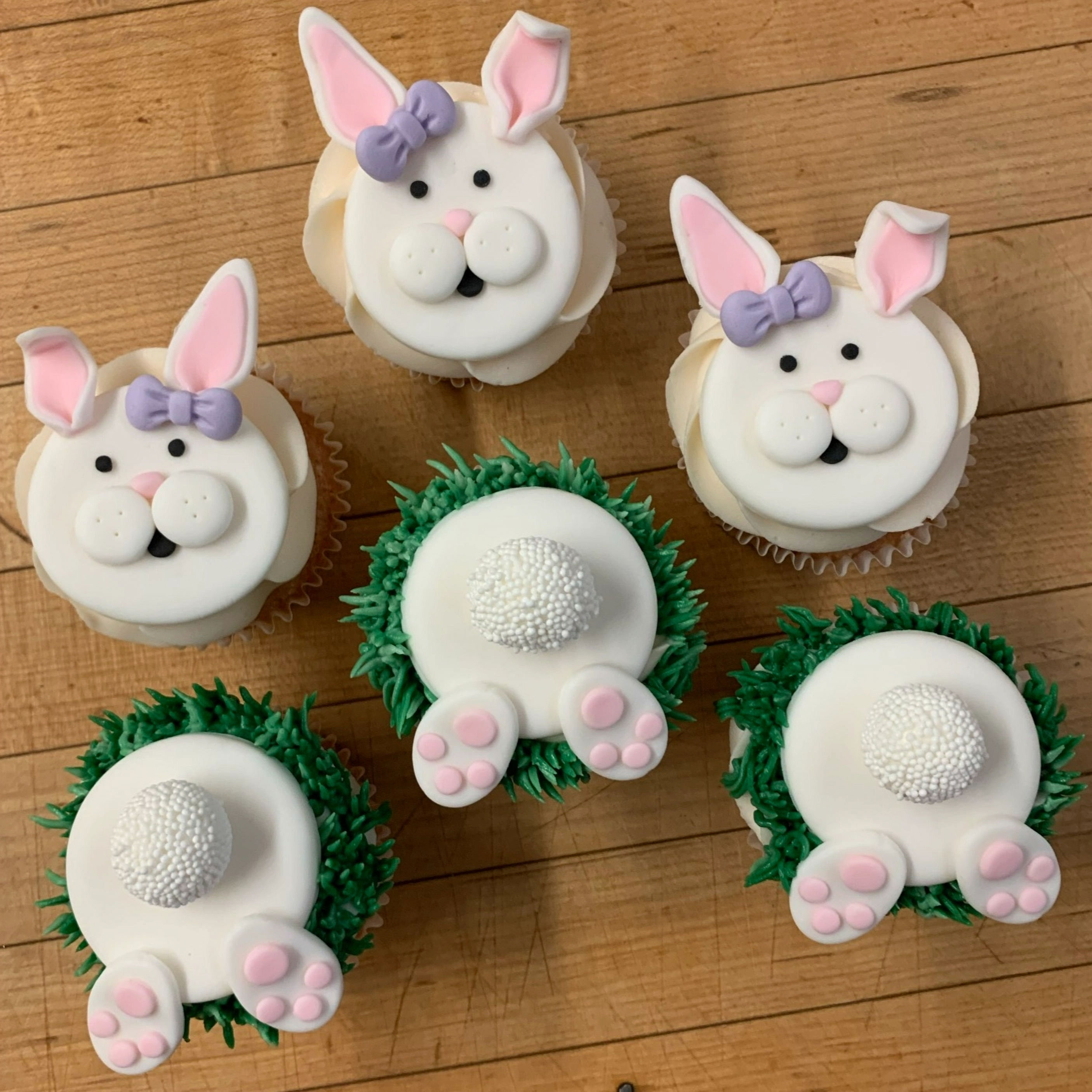 Easter Bunny Cupcakes