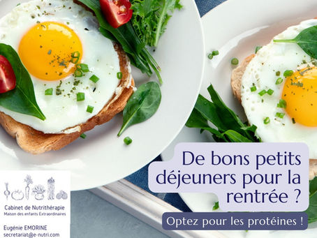Un petit déjeuner pour rester concentré !