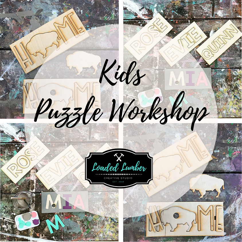 Kids Spring Break Puzzle and Bird House Workshop