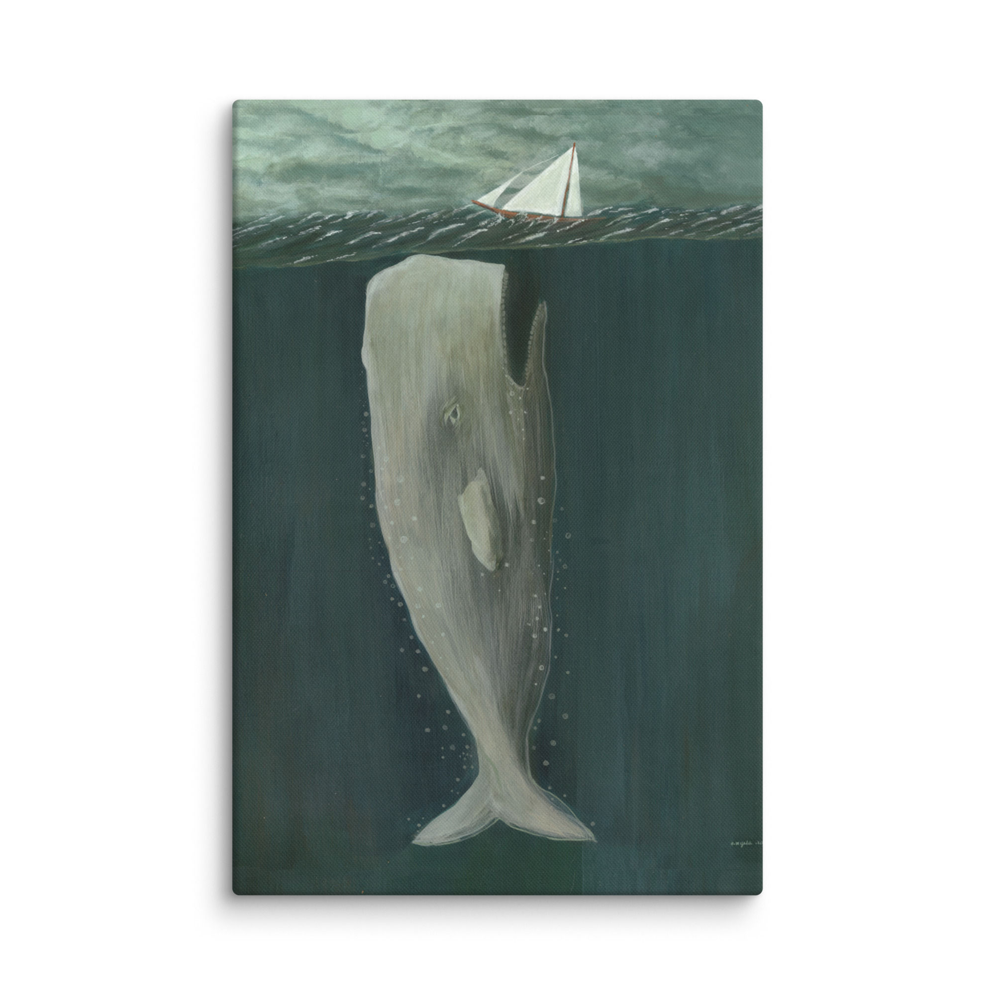 The Great Whale Canvas