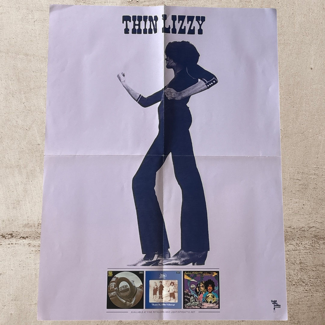 Thin Lizzy Self-Titled 'Light In The Attic' Record Store Promo Poster!