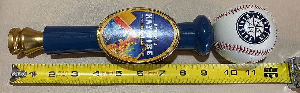 Thumbnail: Pyramid Haywire Hefeweizen SEATTLE MARINERS Baseball Beertap Handle!