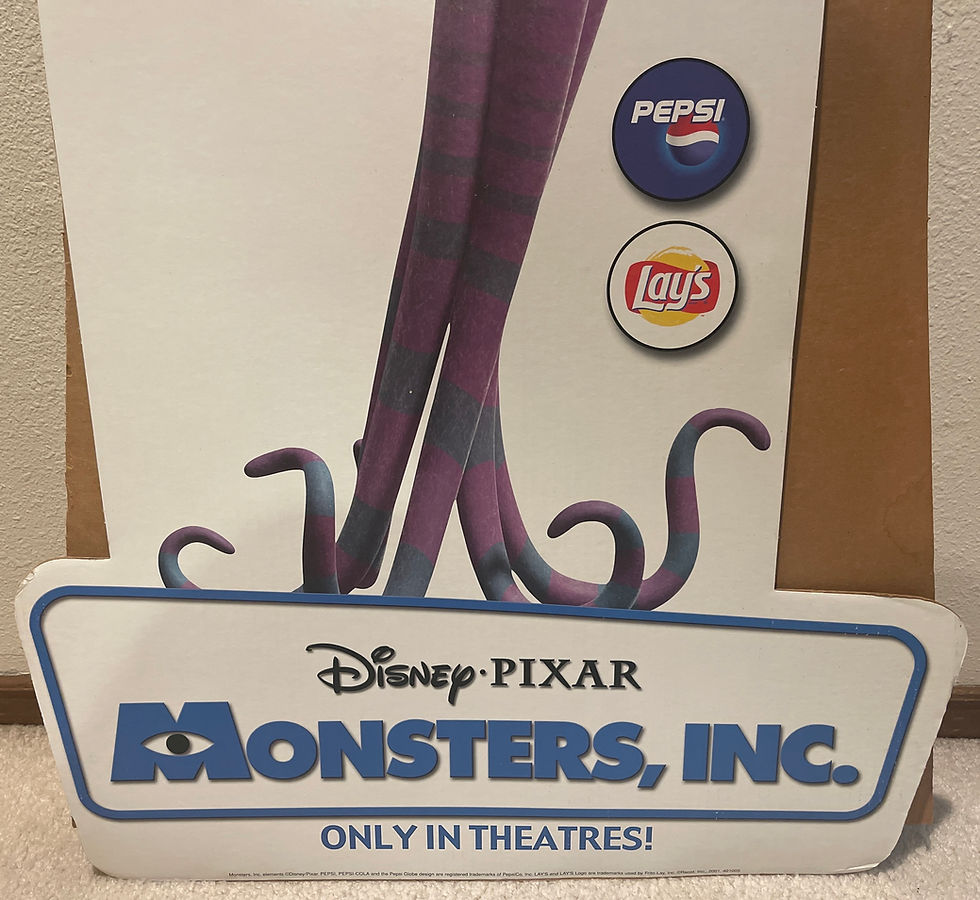 Thumbnail: Stunning 6FT (72") Monsters Inc. 'CECILIA' Cardboard Promo Stand!
