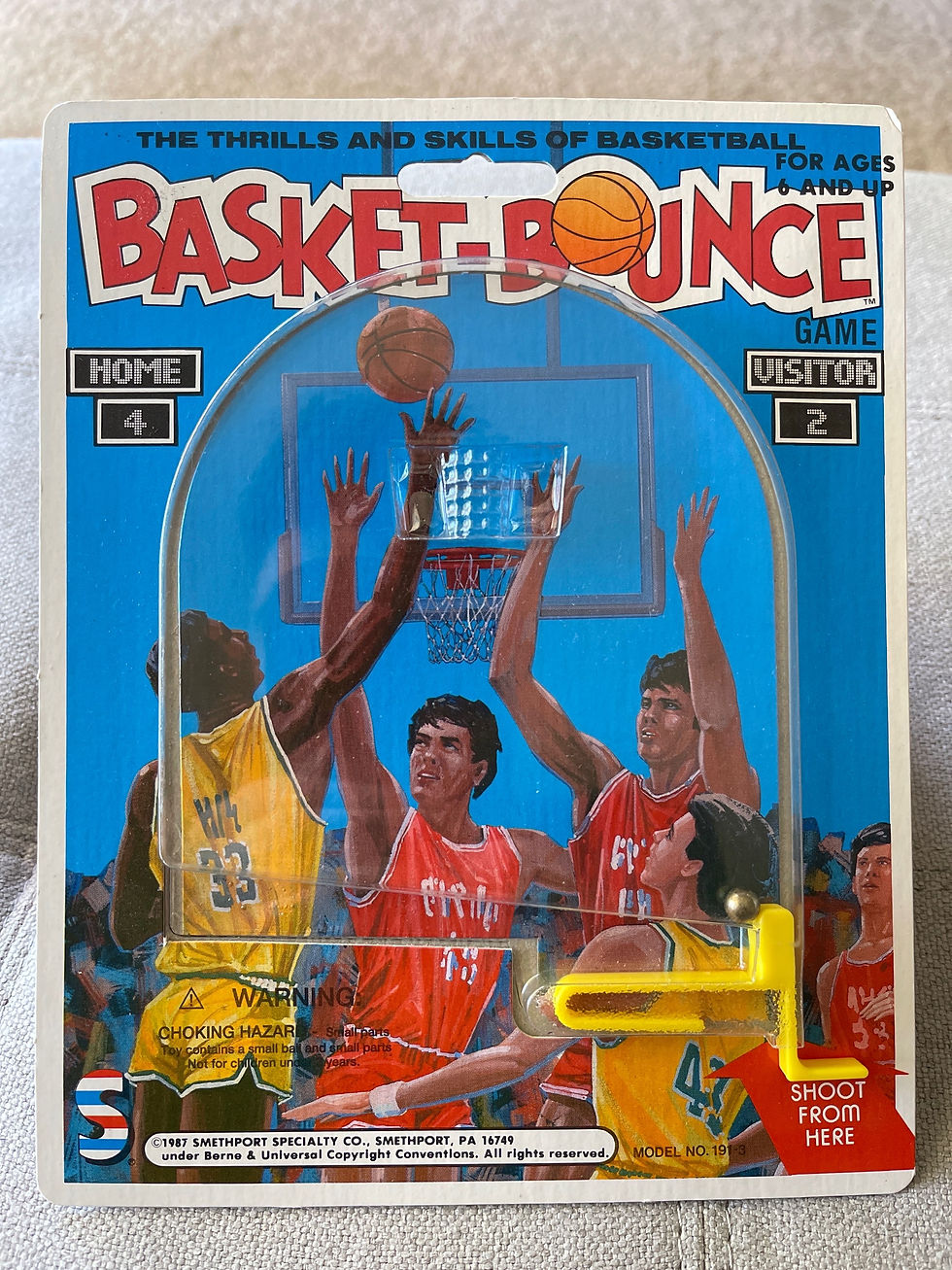 Vintage 1987 Basket-Bounce Basketball Pinball