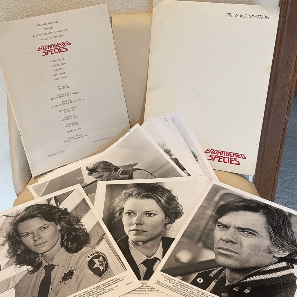 Original Vintage 1982 'Endangered Species' Movie Press Kit!