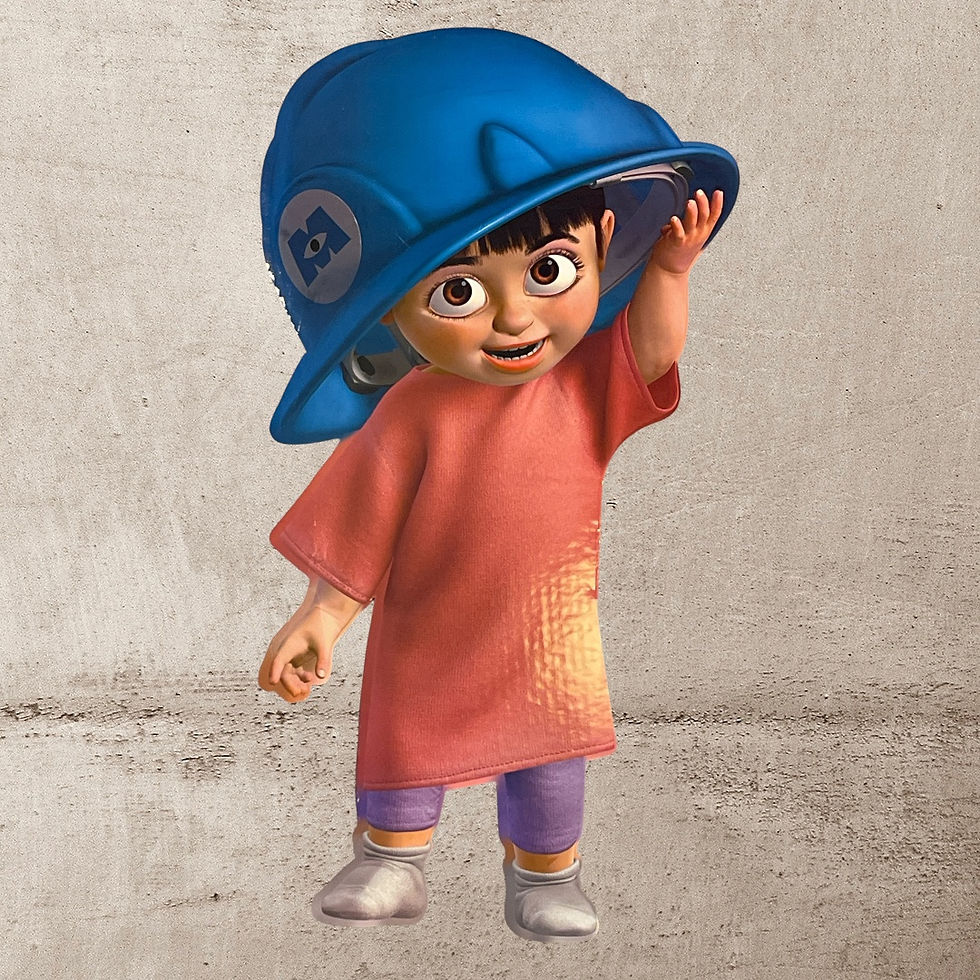 Adorable 2Ft. 2001 "The Monsters, Inc." 'BOO' Cardboard Cut Sign!