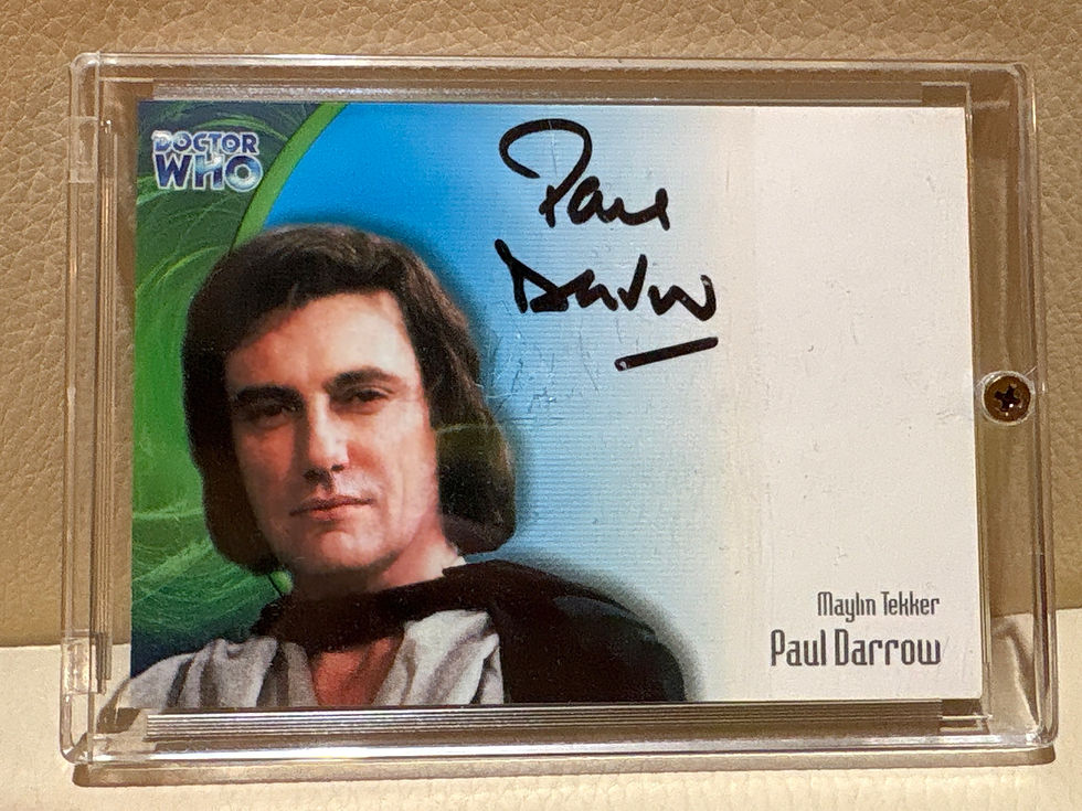 Thumbnail: 2002 Strickly Ink Doctor Who Paul Darrow 'Maylin Tekker' Auto #AU8