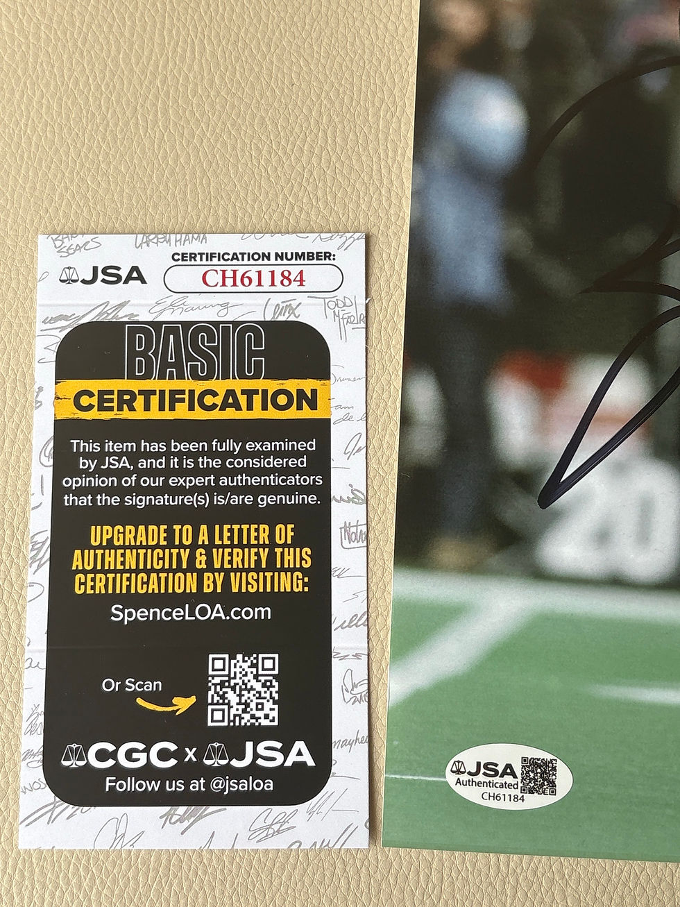 Thumbnail: Boomer Esiason Cincinnati Bengals Signed 8x10 Color Photo – JSA COA!