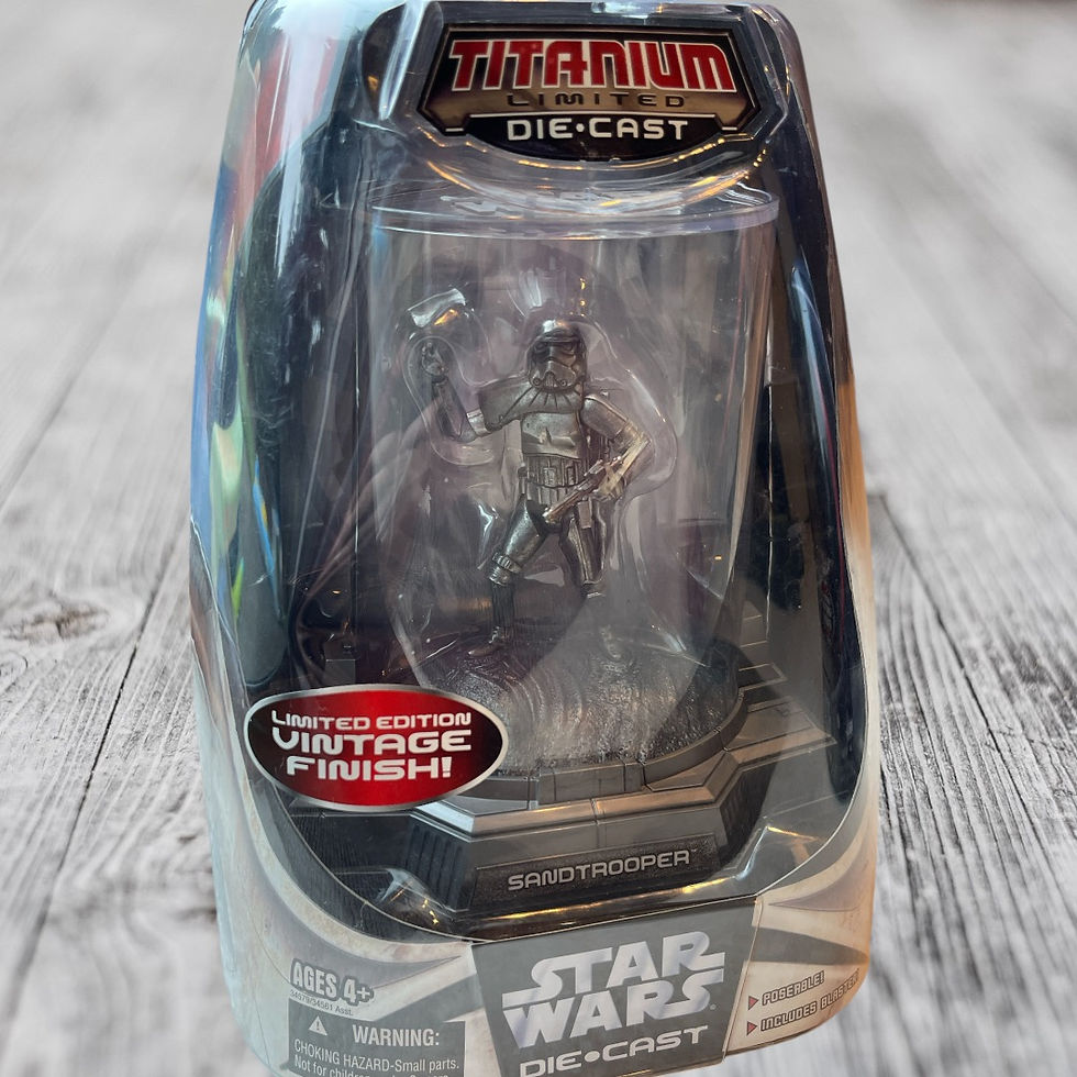 Thumbnail: Star Wars Diecast Vader & Sandtrooper Figures - Dark Side Lot (2) - New in Box!