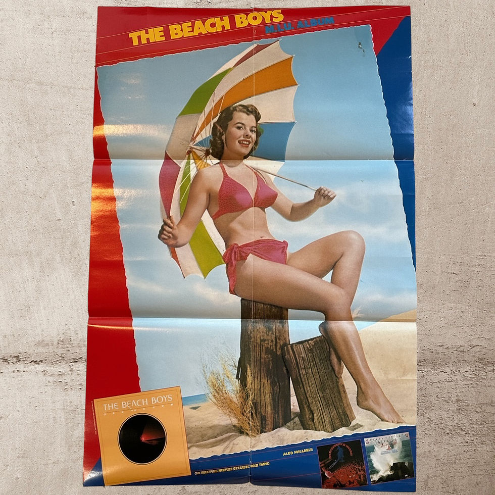 Thumbnail: Original 1978 Beach Boys M.I.U. Album Promo Poster 23x34 – Warner Bros – Vintage