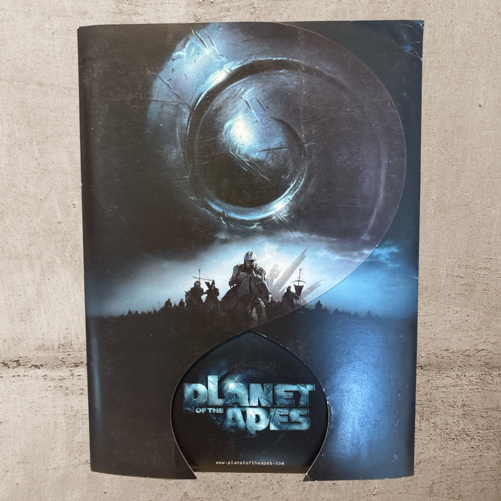 Original 2001 Planet of the Apes Press Kit 4 B&W Photos – 20th Century Fox Promo