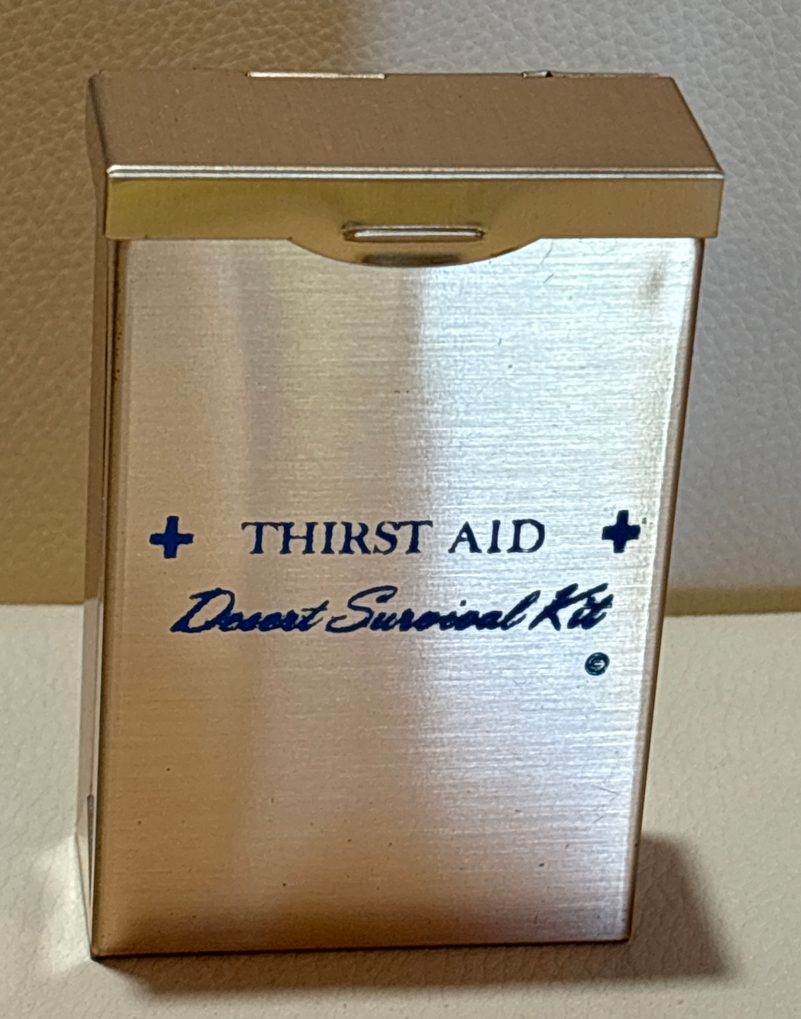 Vintage +Thirst Aid 'Desert Survival Kit' - 2 Glass Vials - Gin & Scotch