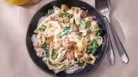 Romige tagliatelle met zalm