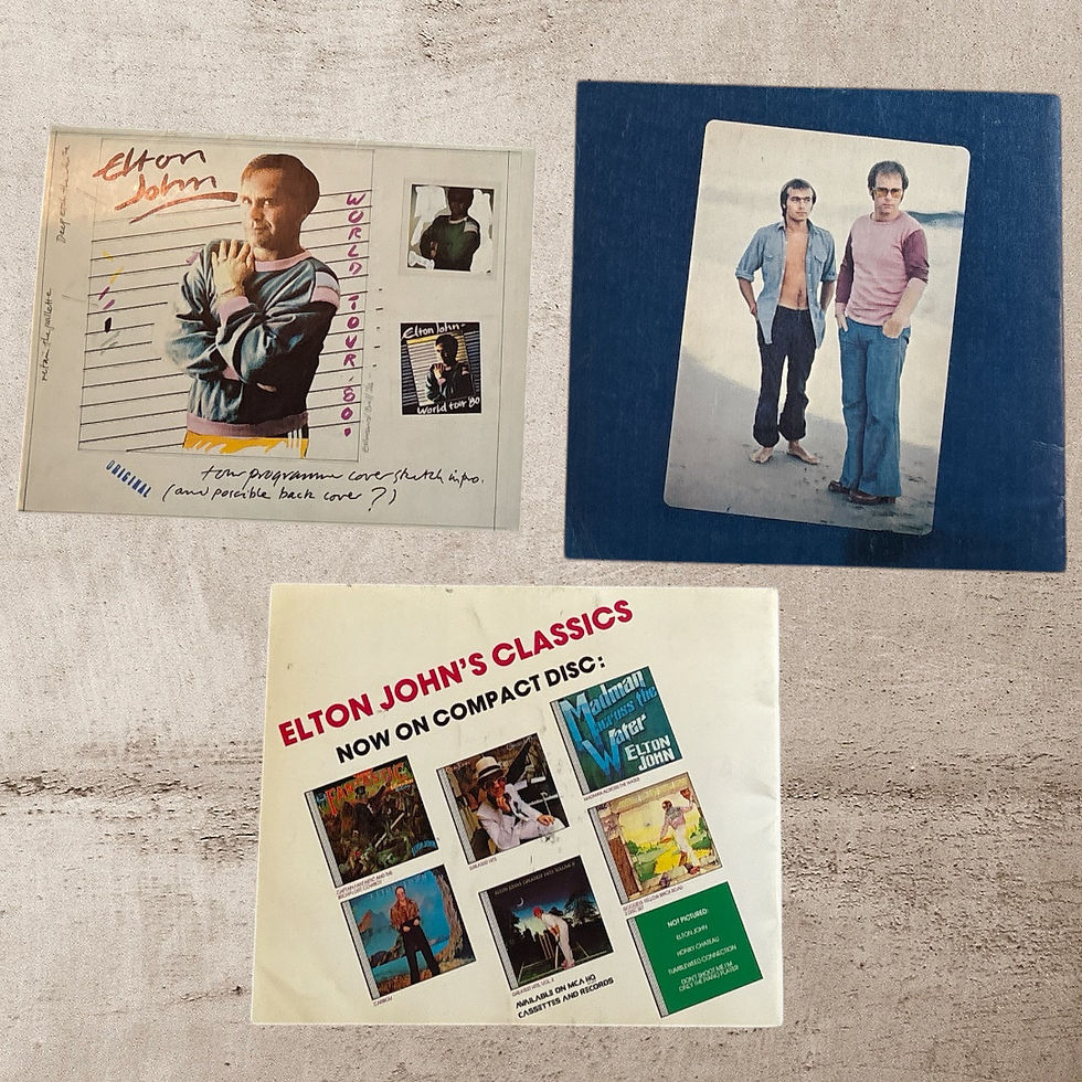 Thumbnail: 1980s Elton John Original Concert Book Lot - Set of 3