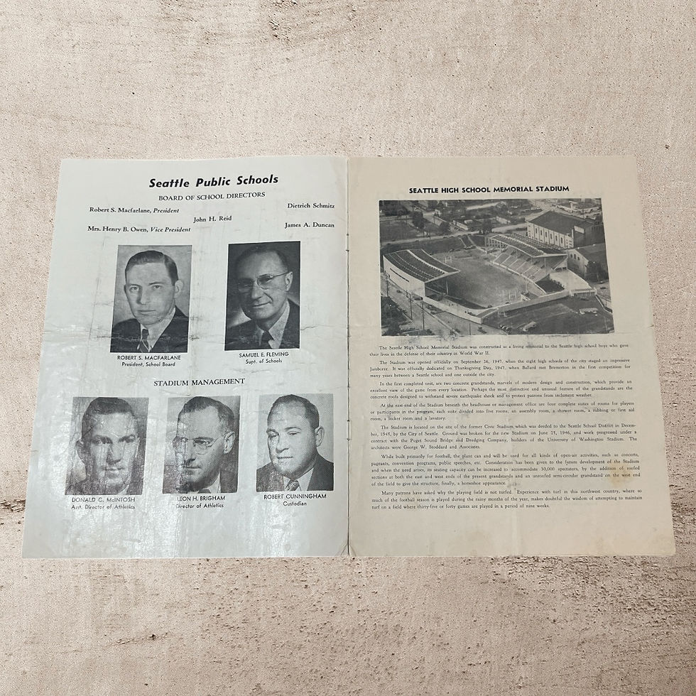 Thumbnail: Lot (3) of 1948 Washington State Sports Programs with Uw & Ucla!