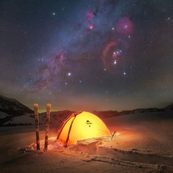 Zelt MSR Orion Nebel Deepsky