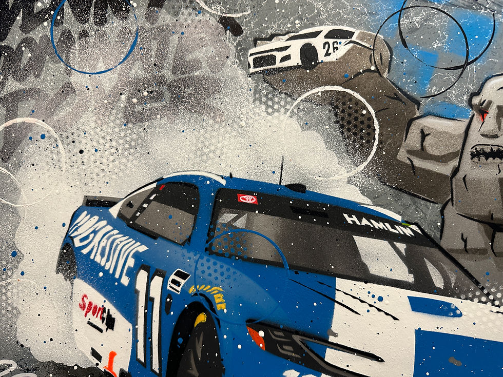 Miniatura: Denny Hamlin, Dover All-star 2026, NASCAR - Graffiti Paintin